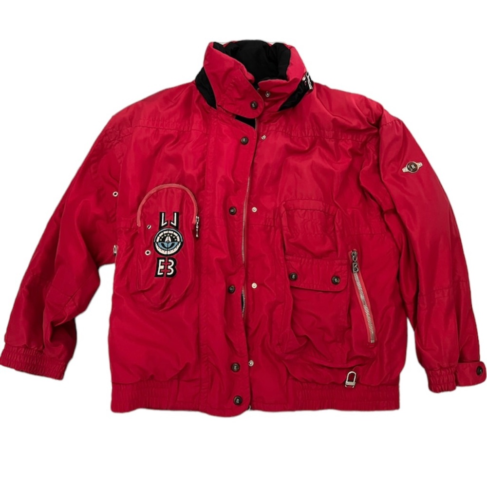 Red Vintage Bogner Womens Ski Jacket